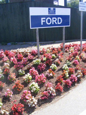 HMP Ford sign.