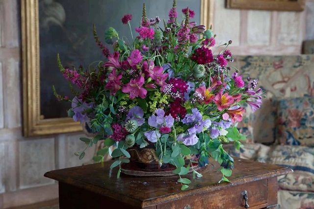 Photo of impressive floral arrangement.